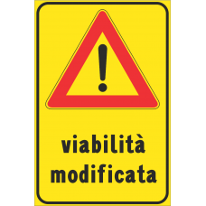 segnale viabilità modificata